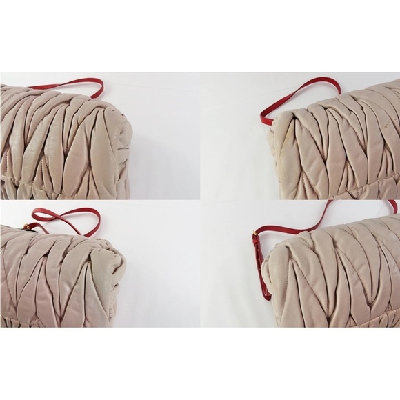 Miu Miu Red and Cream Clutch - Picture 6 of 16